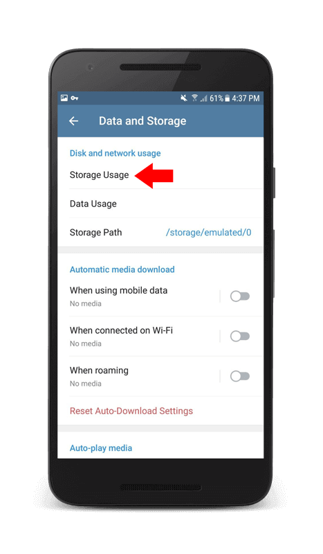 Storage Usage