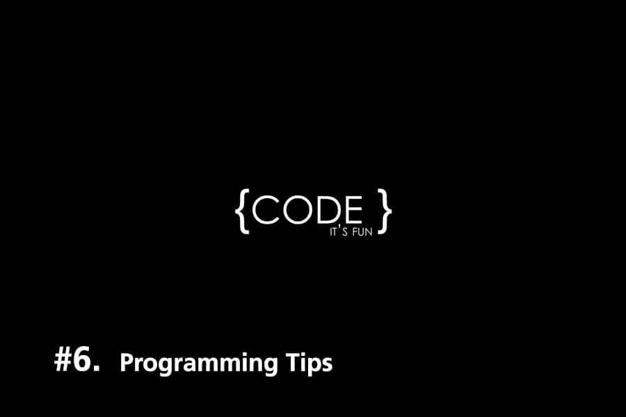 प्रोग्रामिंग टिप्स