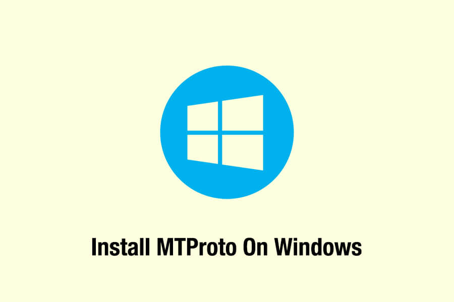 MTProto Ar Windows Server
