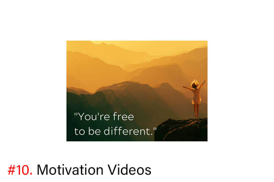 Videoclipuri de motivație