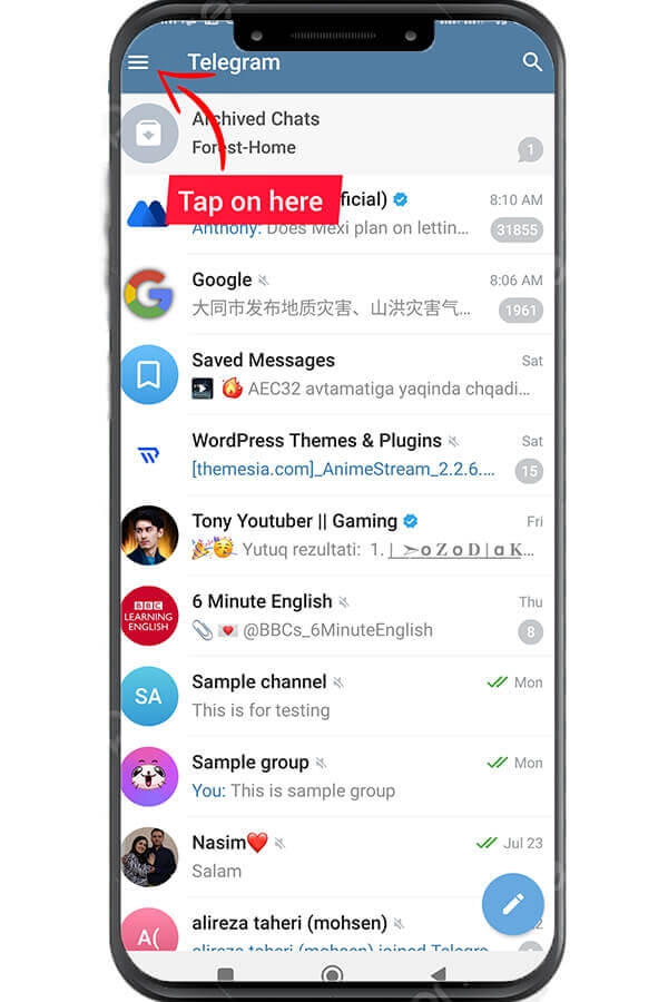 Network Usage in Telegram