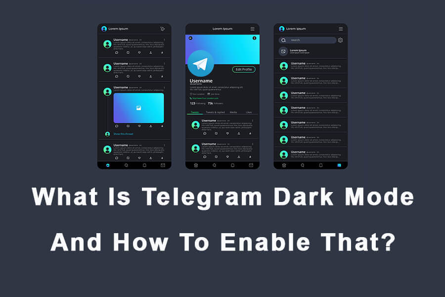 How to enable Telegram dark mode