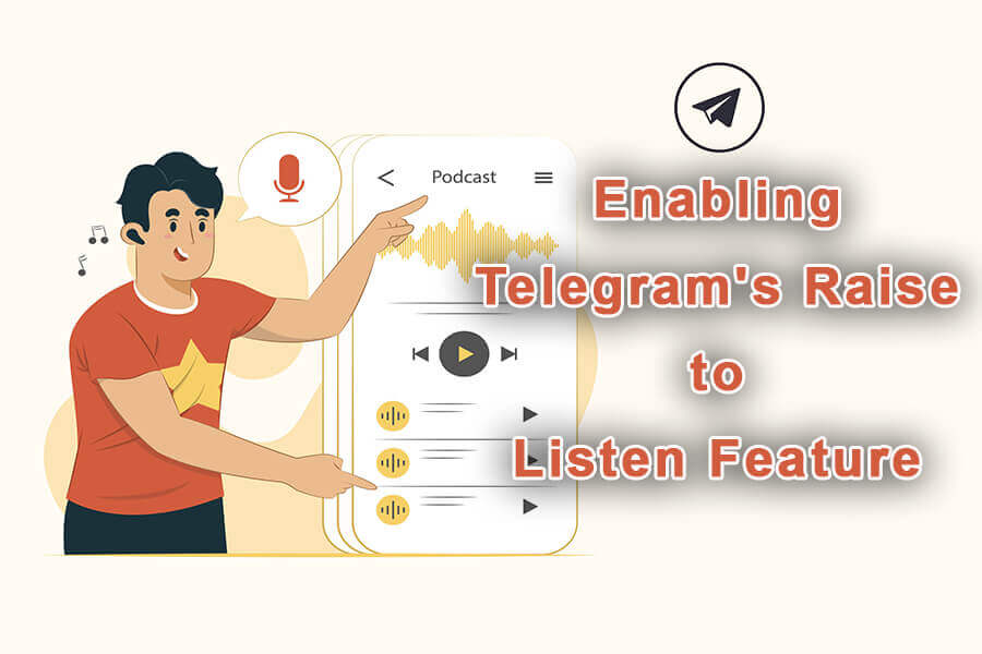Mengaktifkan Telegram's Raise To Listen