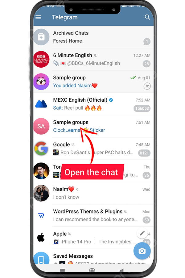 Open the Chat