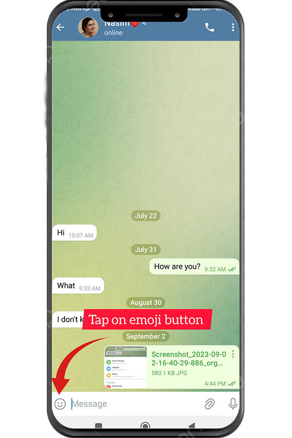 GIF ràpid de Telegram