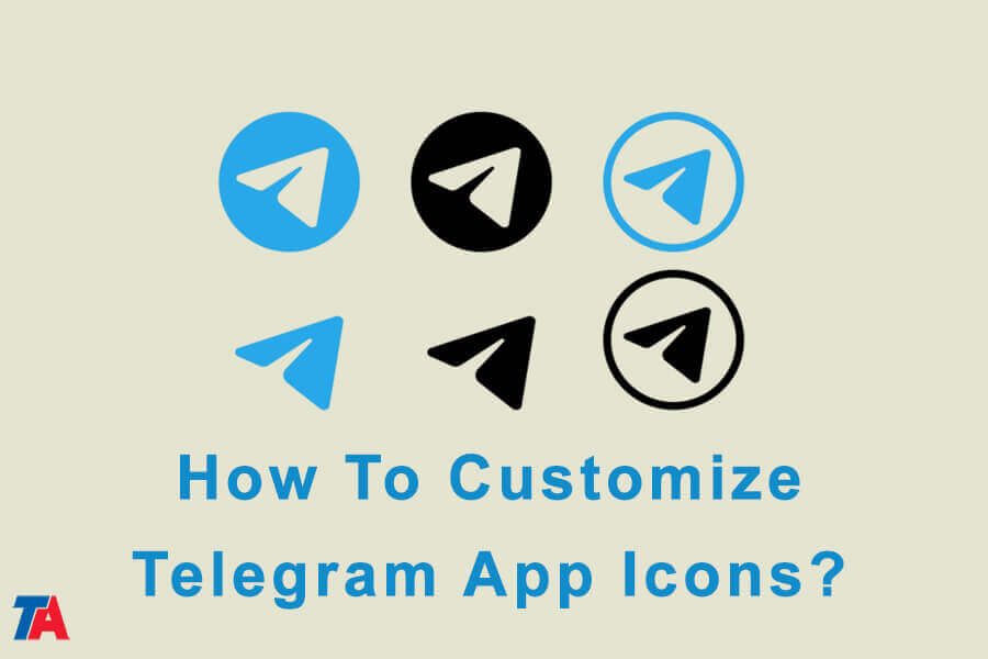 Настройте значки приложений Telegram