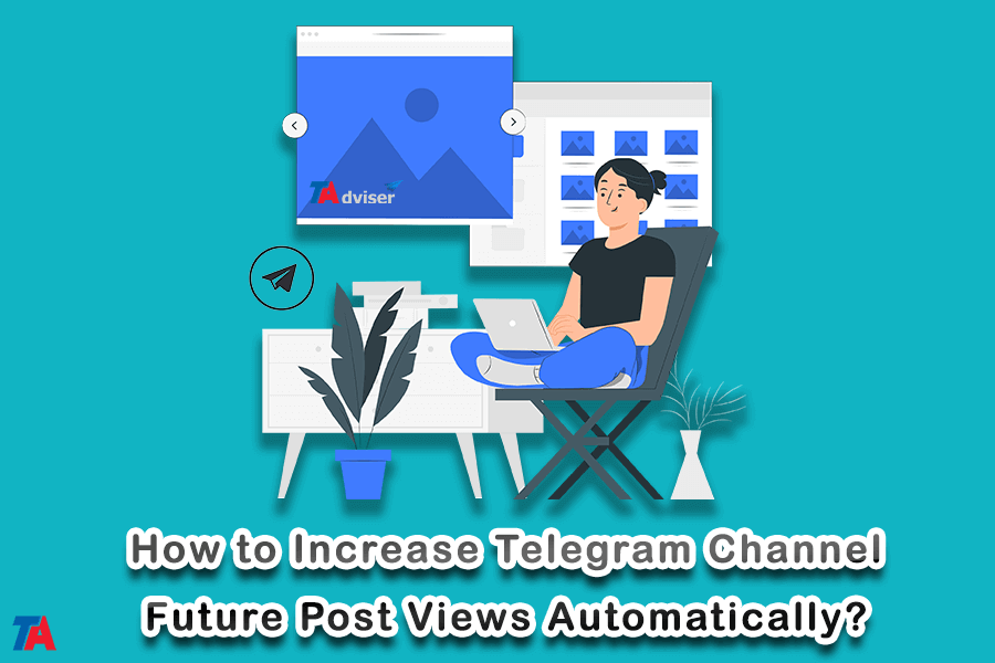 How to increase Telegram channel future post views automatically