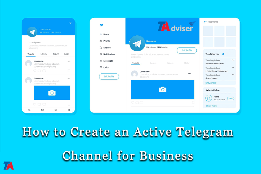 how to acreate an telegram channel for business
